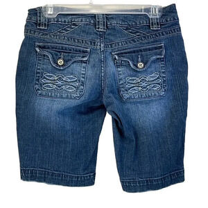 NoBo No Boundaries Womens Juniors Size 5 Medium Wash Blue Jean Shorts